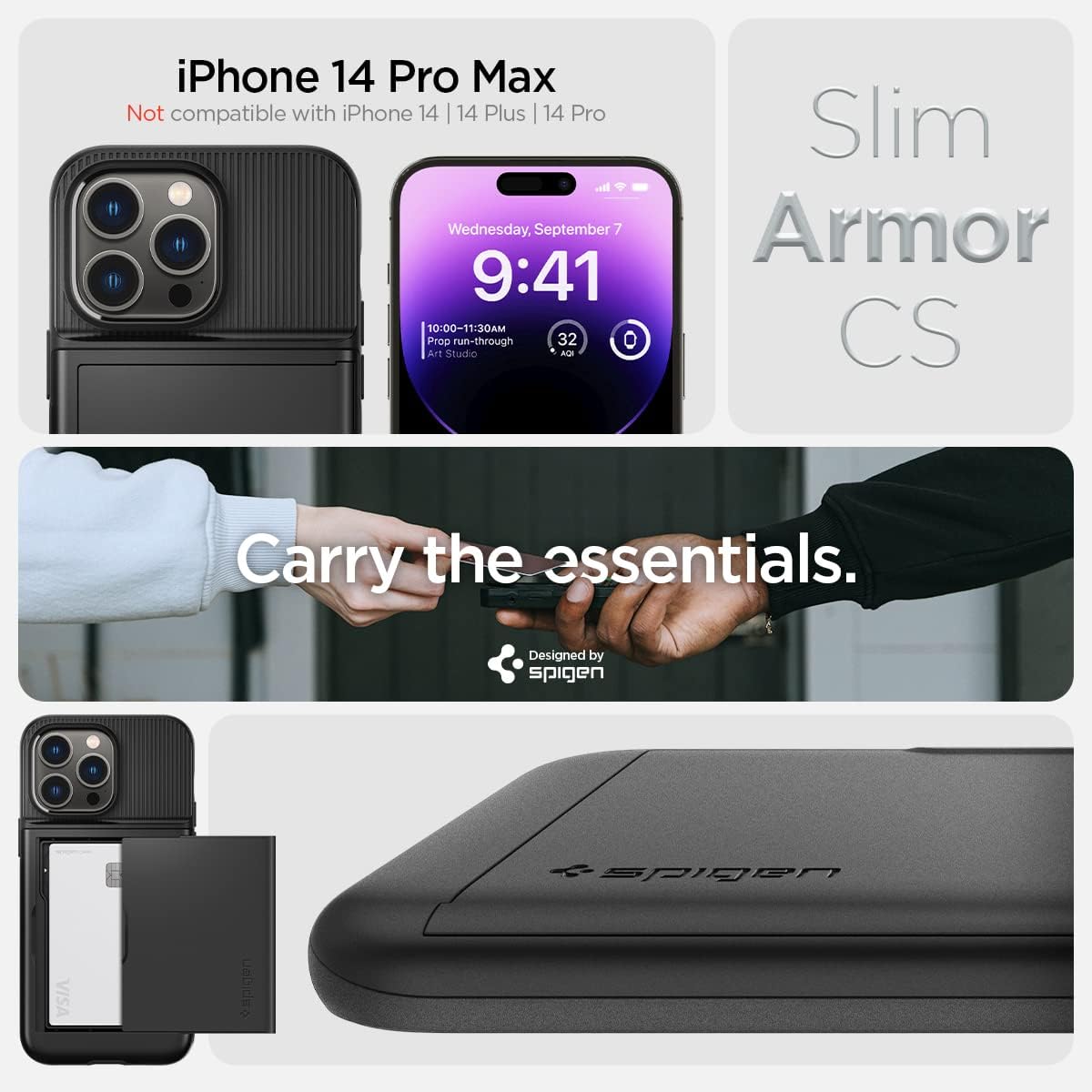 Case Spigen Slim Armor Cs iPhone 14 Pro Max