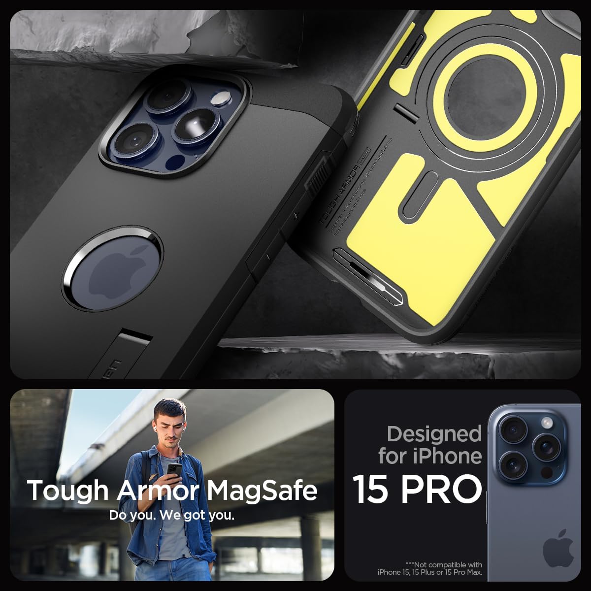 Case Spigen Tough Armor (magfit) iPhone 15 Pro