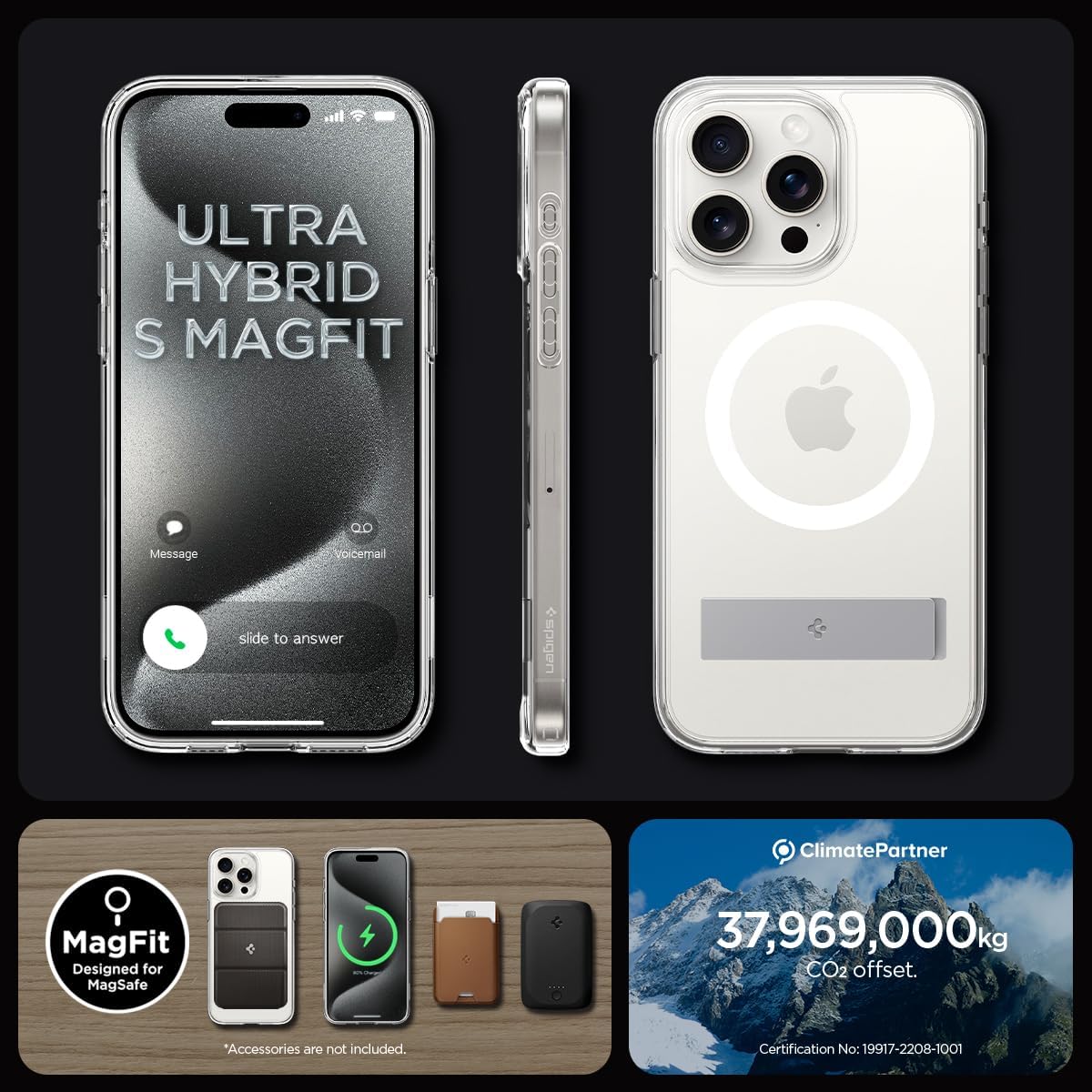 Case Spigen Ultra Hybrid S (magfit) iPhone 15 Pro