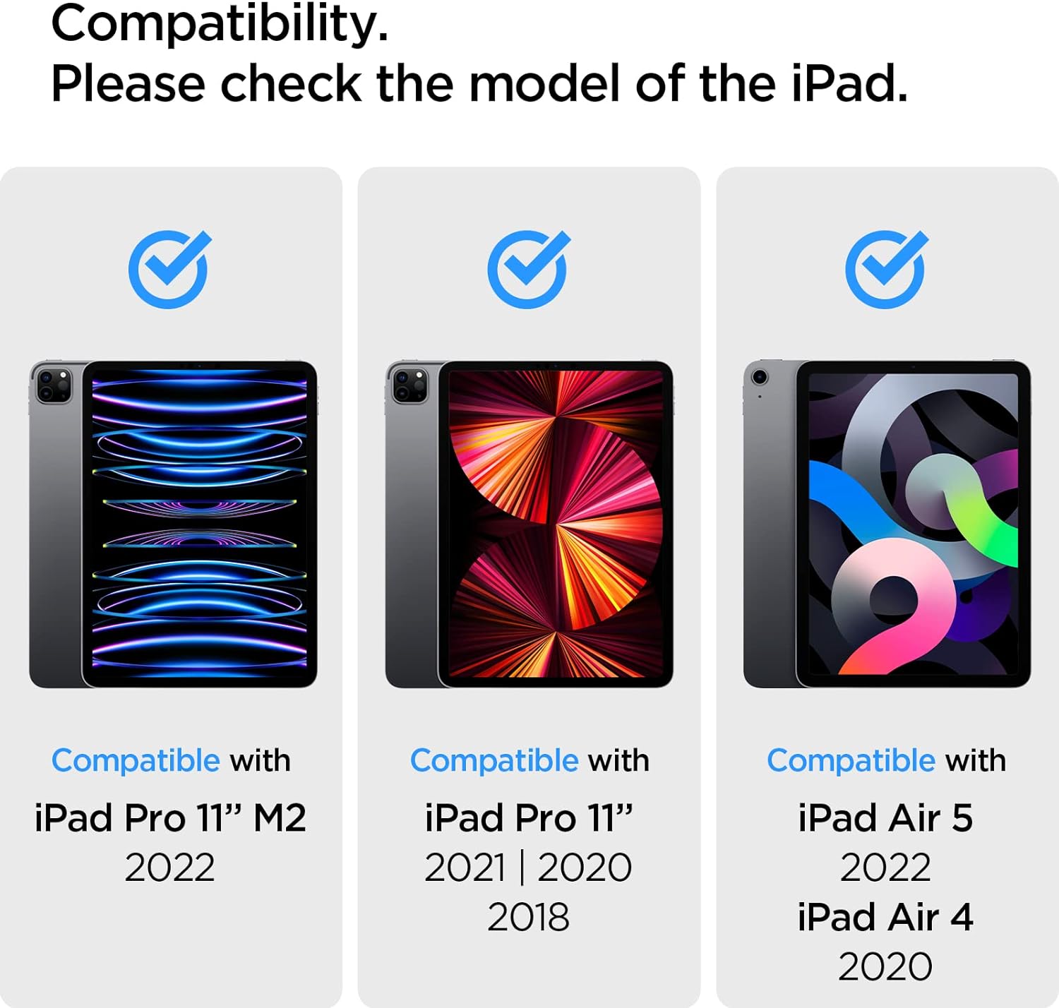 Mica De Vidrio Spigen Glastr Ez Fit iPad Air 10.9 4ta Gen/ 5ta Gen - iPad Pro 11 3era / 4ta Gen