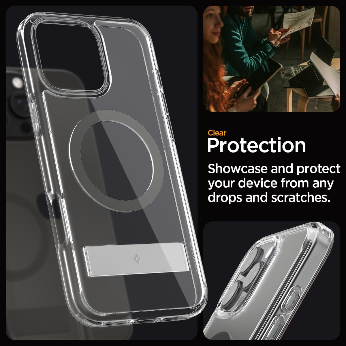 Case Spigen Ultra Híbrida S Magfit iPhone 16 Pro Max