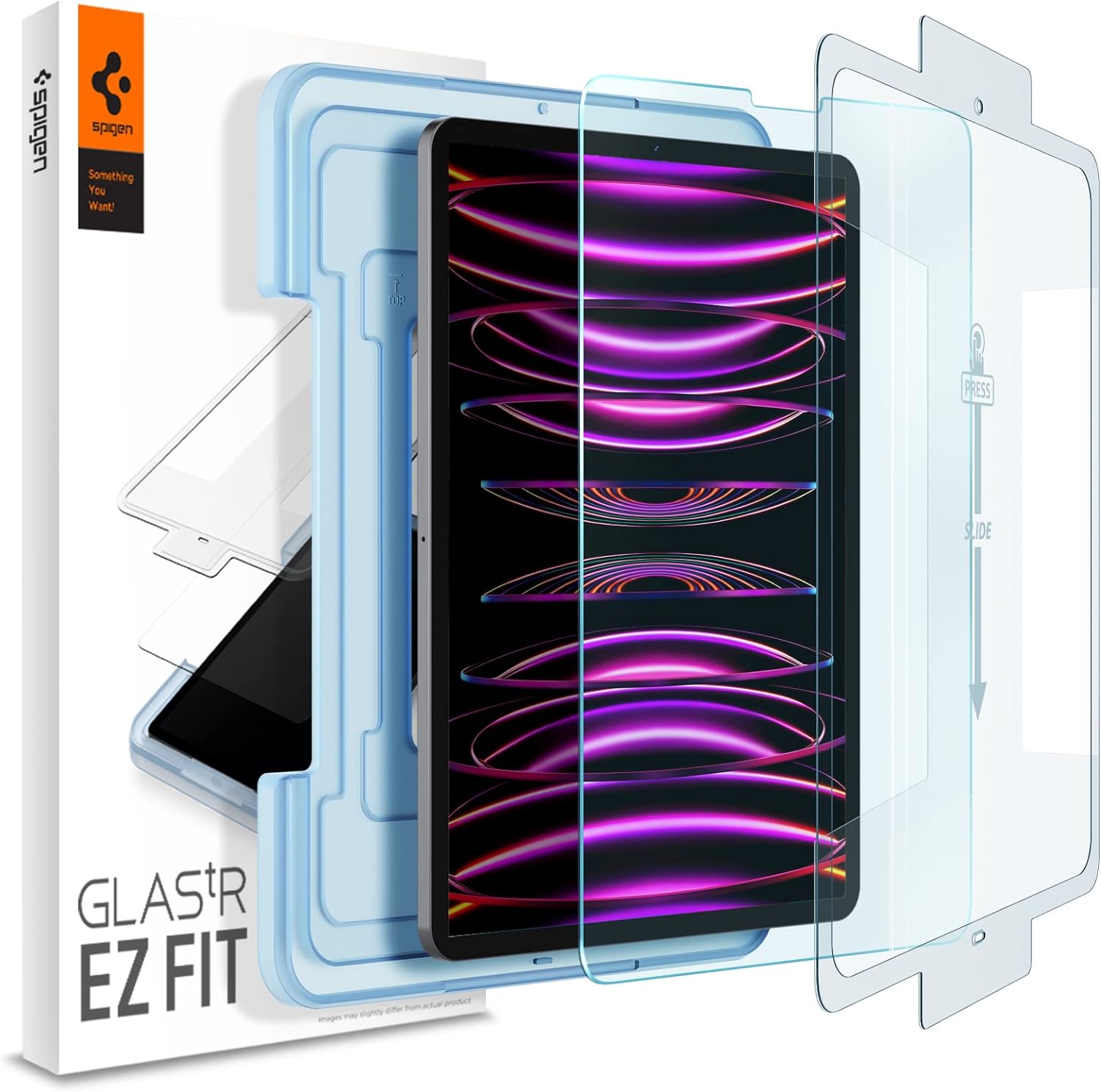 Protector De Pantalla Spigen Glastr Ez Fit iPad Pro 12.9