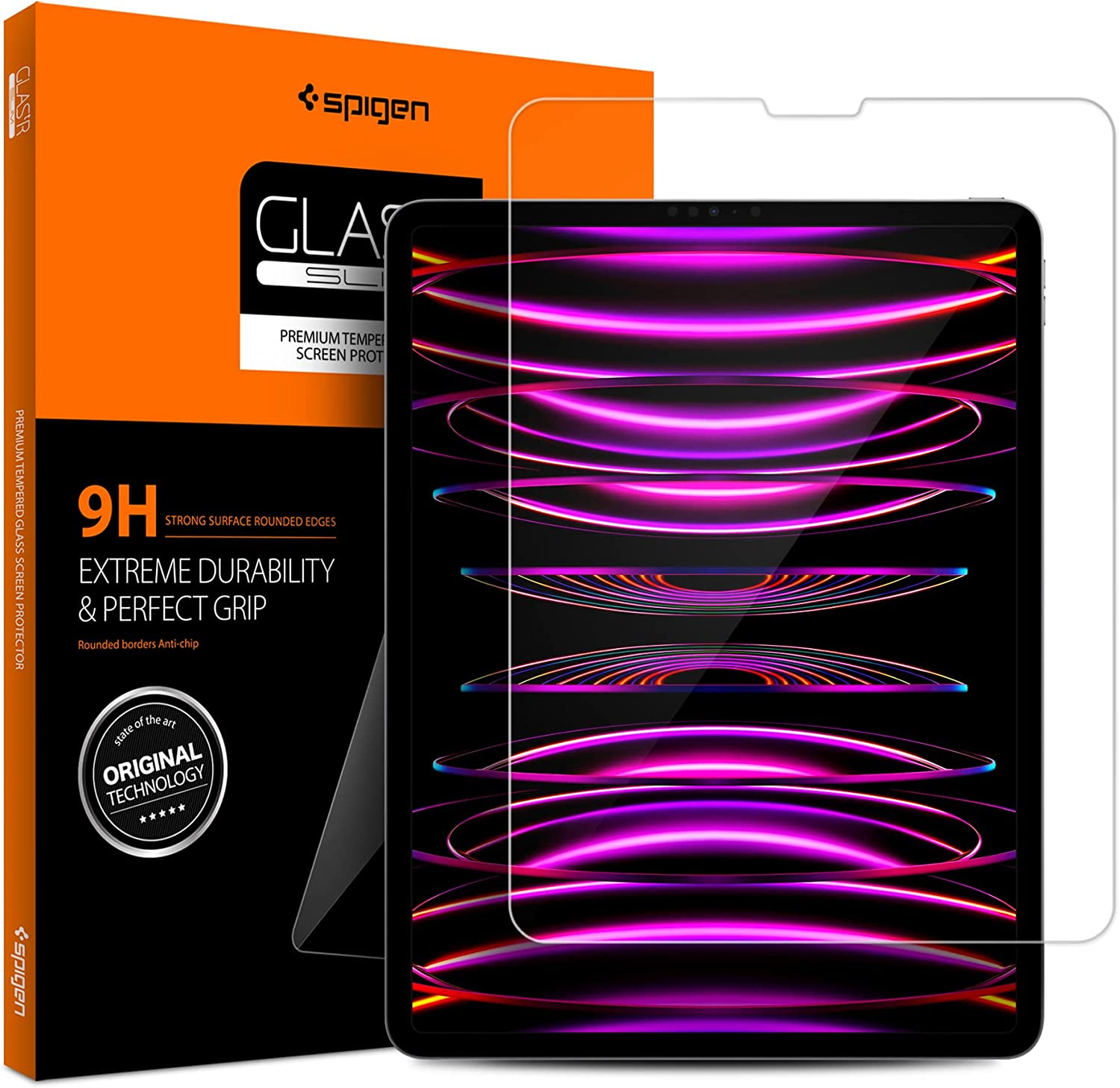 Pantalla de Vidrio Templado Spigen GlasTR Slim iPad Pro 12.9 Chip M1 / M2