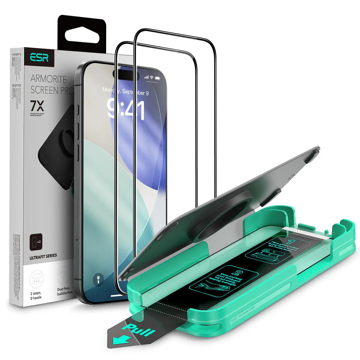 Mica ESR para iPhone 17 Pro Max Armorite Premium Ultrafit (2Pack)