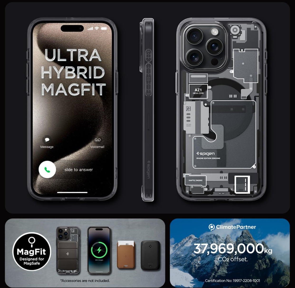Case Spigen Ultra Hybrid Magfit Zero One iPhone 15 Pro Max