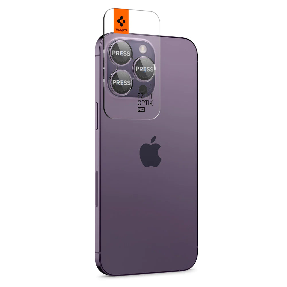 Protector de Cámara Spigen Optik Pro iPhone 14 Pro / 14 Pro Max Pack 2